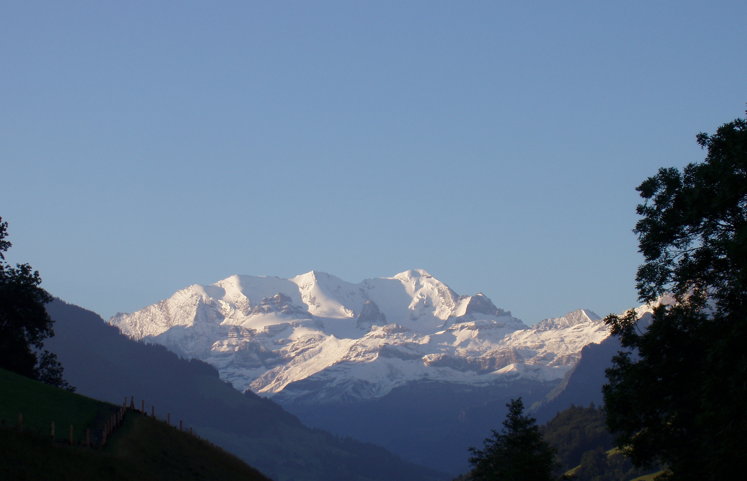 Panoramablick auf Blüemlisalp und Kandertal - Chalet Strong Berner Oberland